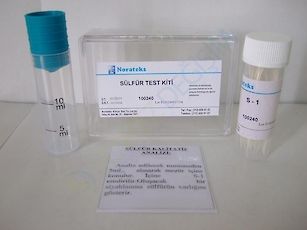 NORATEKS Sülfür Test Kiti(100240) (Kalitatif) / 1 Kutu