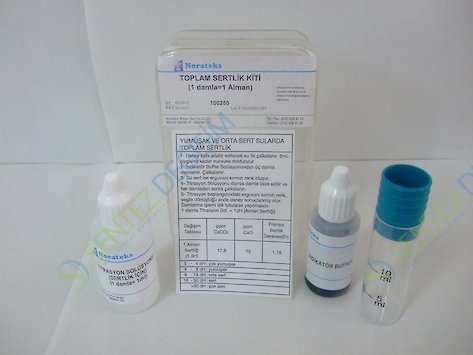 NORATEKS Toplam Sertlik Test Kiti (100270) (1 damla=2.5 Alman)/ 1 Kutu