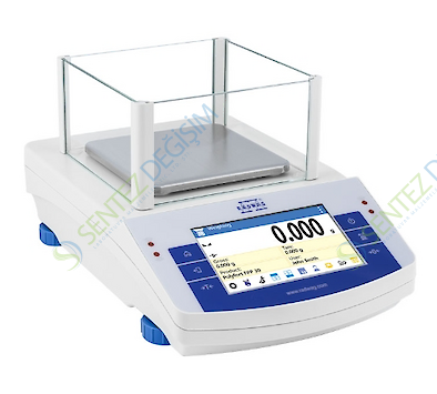 RADWAG PS 3000.X2 Hassas Terazi 3000 g / 0.001 g Dahili Kalibrasyon