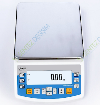 RADWAG PS 2100.R2.M Hassas Terazi 2100 g / 0.01 g Dahili Kalibrasyon
