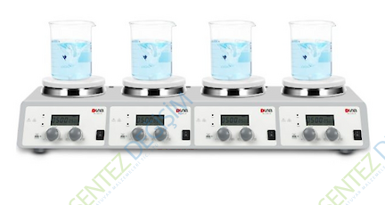 DLAB MS-H340-S4 Isıtıcılı Çoklu Manyetik Karıştırıcı