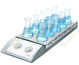 DLAB MS-H-S10 10 Bölmeli Isıtıcılı Manyetik Karıştırıcı