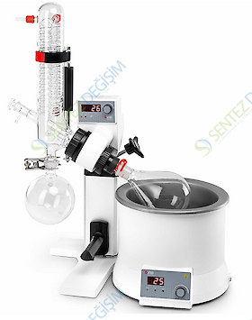 DLAB RE100-S Rotary Evaporatör Vertikal