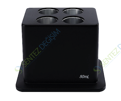 DLAB Heating Block 50mL tüpler için kullanılan ısıtma bloğu, 4 delik
