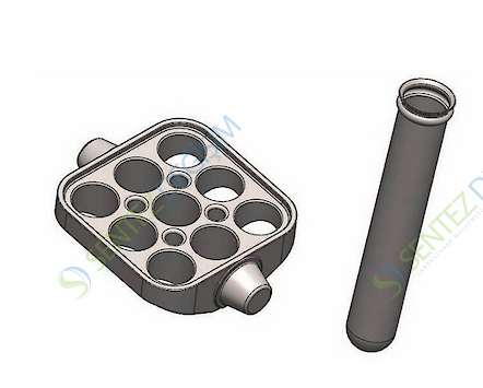 DLAB Adaptörlü 3-10 ml Sepet