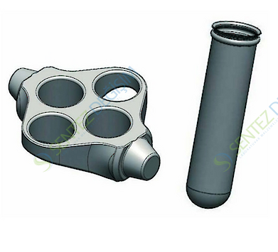 DLAB Adaptörlü 10-15 ml Sepet