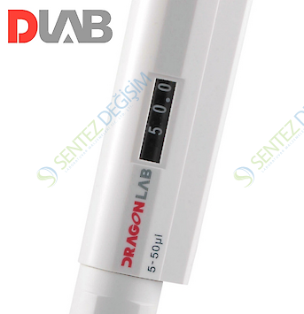 DLAB Sekiz Kanallı Ayarlanabilir Otomatik Pipet