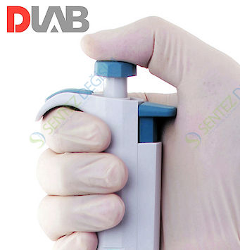 DLAB TopPette Ayarlanabilir Sekiz Kanallı Otomatik Pipet 50-300 μL