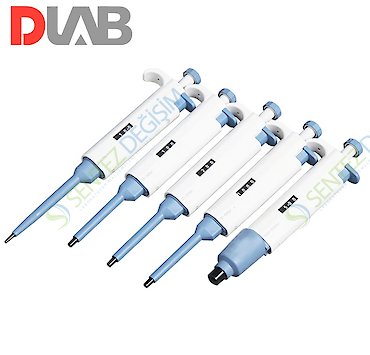 DLAB TopPette Ayarlanabilir Oniki Kanallı Otomatik Pipet 50-300 μL