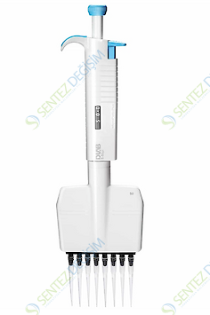 DLAB MicroPette Plus 8 Kanallı Ayarlanabilir Otomatik Pipet 0.5-10 μl