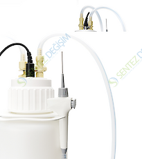 DLAB SAFEVAC Vakum Aspirasyon Sistemi Otoklavlanabilir 0-600 mbar / 1...15 mL/sn