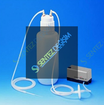 DLAB Vakum Şişesi Adaptörlü EcoVAC İçin 1 L Otoklavlanabilir