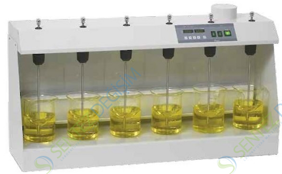 MTOPS SF6 Jar Test 6´lı, 2000 rpm Karıştırma, 20~300 rpm Hız