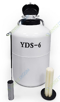 BOSS YDS-6 6L Sıvı Azot Saklama Tankı