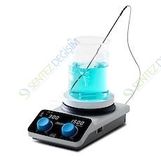 VELP AREX 5 Isıtıcılı Manyetik Karıştırıcı Dijital Plaka Çapı 135mm/ 50 - 1500 rpm / Isıtma Sıcaklığı - 310 °C /20L