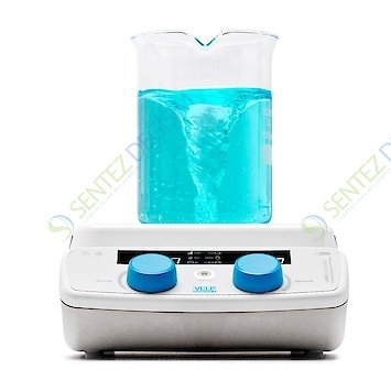 VELP AREC 7 Connect Seramik Sıcak Plaka Karıştırıcı Prob + Kelepçe ile bağlantı Karıştırma hacmi 20 L /30 - 1700 rpm / - 550 °C