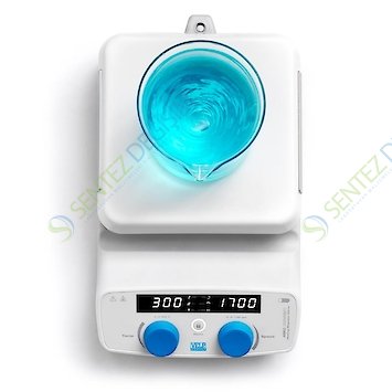 VELP AREC 7 Connect Seramik Sıcak Plaka Karıştırıcı Prob + Kelepçe ile bağlantı Karıştırma hacmi 20 L /30 - 1700 rpm / - 550 °C