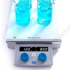 MULTI-HS 6/15 Dijital Çok Pozisyonlu Sıcak Plaka Karıştırıcı 230V/50-60Hz /100 - 1000 rpm / 120 °C