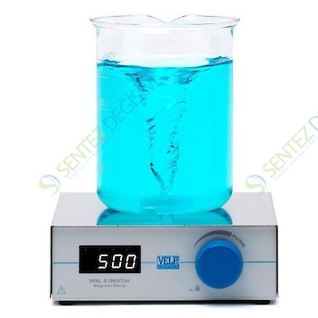 VELP MSL 8 Dijital - Yüksek Hacimli Manyetik Karıştırıcı 8 L / 40 rpm - 1500 rpm