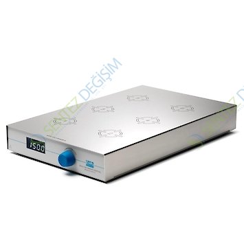 VELP MULTISTIRRER Dijital Seri Manyetik Karıştırıcılar, Çoklu Pozisyonlar 15 Bölmeli, 80 ila 1.500 rpm 