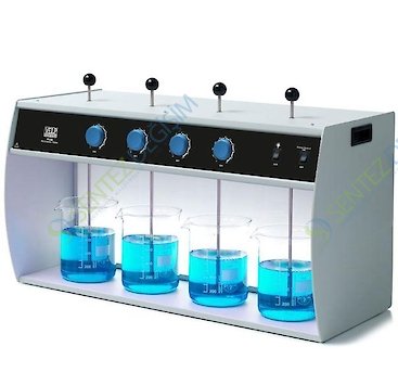 VELP FC4S Jar Test Cihazı (Flokülatör) 23 W /4 Pozisyon
