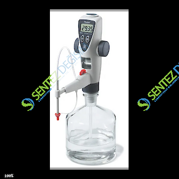 BRAND Dijital Büret Titrette, 10 ml (Geri döngü vanalı ve 0,001 ml hassasiyette)