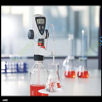 BRAND Dijital Büret Titrette, 10 ml (Geri döngü vanalı ve 0,001 ml hassasiyette)