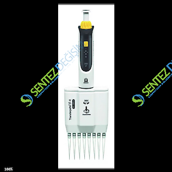 BRAND Digital Ayarlı 8 Kanallı Otomatik Pipetler, 10-100 ul, Aksesuarlı, S Serisi