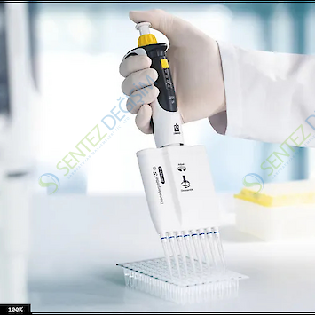 BRAND Digital Ayarlı 8 Kanallı Otomatik Pipetler, 10-100 ul, Aksesuarlı, S Serisi