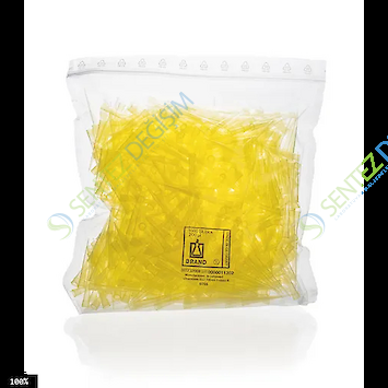 BRAND Pipet Ucu, Sarı, Non Steril