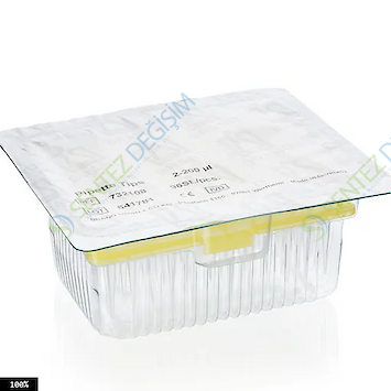 BRAND Pipet Ucu, Kutulu, Sarı, Dna-, Rnase-Free, Steril 