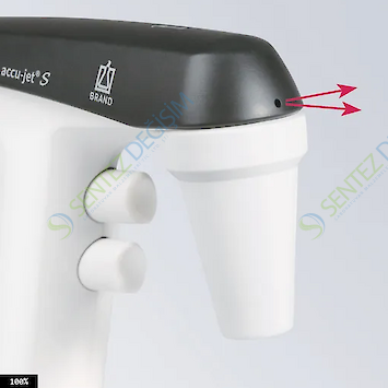 BRAND Şarjlı Pipet Pompası, 0,1-200 ml Cam ve Plastik Pipetler İçin, Accu-Jet Pro 