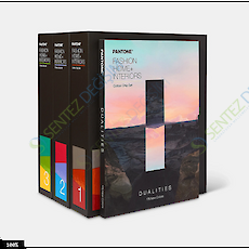 PANTONE 2025 TCX - COTTON CHIP SET (İLAVE 175 ADET YENİ RENK EN GÜNCEL VERSİYON) -PANTONE 2025 TCX KLASÖR (KUMAŞ) 3 CİLT