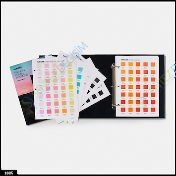 PANTONE 2025 TCX - COTTON CHIP SET (İLAVE 175 ADET YENİ RENK EN GÜNCEL VERSİYON) -PANTONE 2025 TCX KLASÖR (KUMAŞ) 3 CİLT