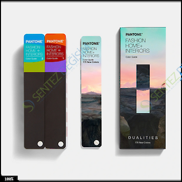 PANTONE TPG (İLAVE 175 ADET YENİ RENK EN GÜNCEL VERSİYON)-PANTONE 2025 TCX YELPAZE (KAĞIT)