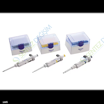 EPPENDORF Research Plus Set Option 1 (10 µl, 100 µl, 1000 µl, ve uçlar)