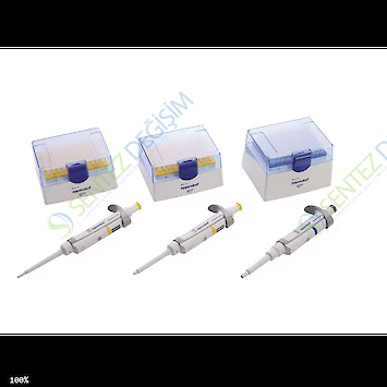 EPPENDORF Research Plus Set Option 2 (20 µl, 200 µl, 1000 µl, ve uçlar)