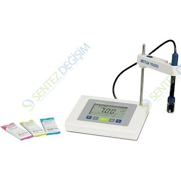 METTLER TOLEDO FiveEasy Plus Masa Tipi pH Metre FP20-Std-Kit LE438 pH Elektrodu dahil