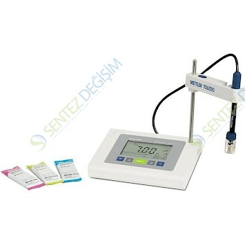 METTLER TOLEDO FiveEasy Plus Masa Tipi pH Metre FP20-Bio-Kit LE410 pH Elektrodu dahil