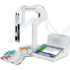 METTLER TOLEDO SevenExcellence Masa Tipi pH / iletkenlik Ölçer S470-Std-Kit Inlab Expert Pro-ISM pH ve InLab 731-ISM İletkenlik Elektrotları dahil