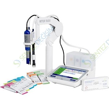 METTLER TOLEDO SevenExcellence Masa Tipi pH pH/İletkenlik/Çözünmüş Oksijen Ölçer Inlab Expert Pro-ISM pH, InLab 731-ISM İlet., InLab OptiOx dahil