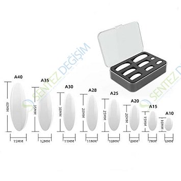 MANYETİK BALIK SETİ-ELİPS FORM (8 ADET)
