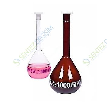 balon joje - yüzey kaplı - standard - şeffaf - A kalite - grup sertifikalı - mavi skala - 20 ml - NS 10/19